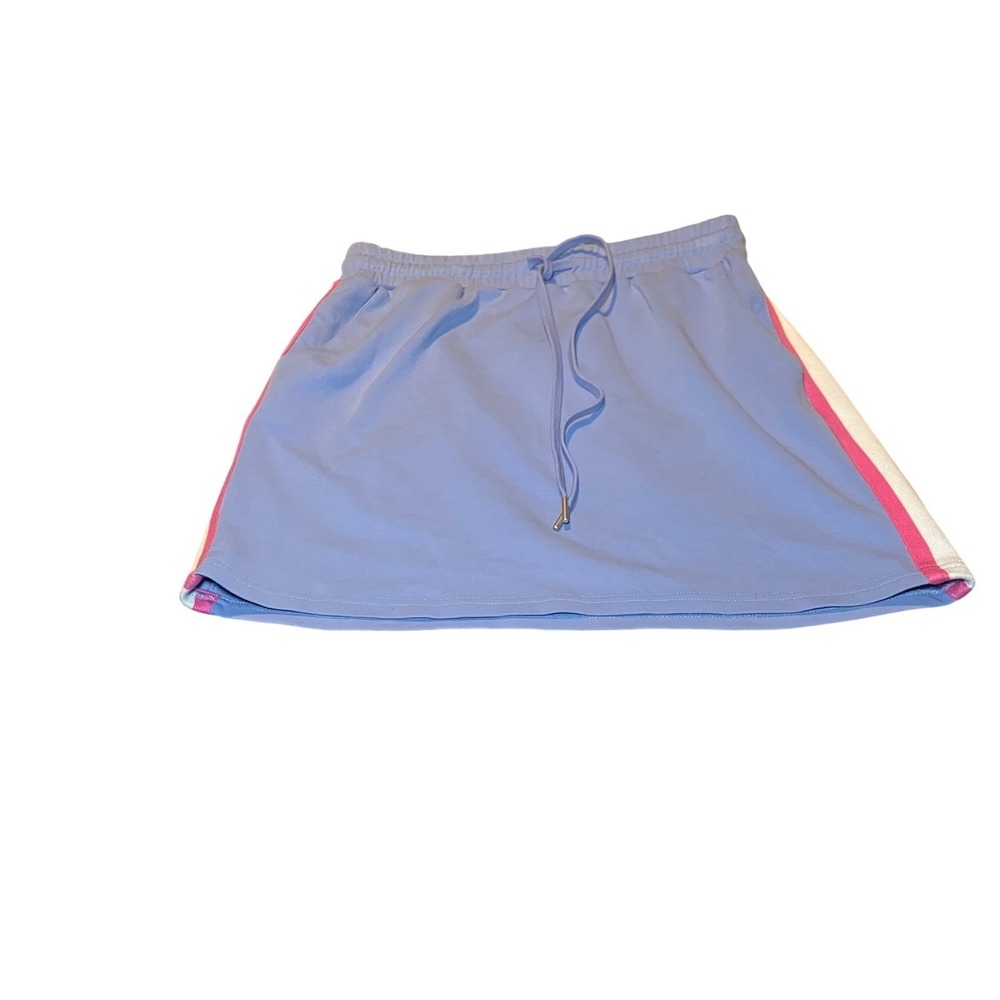 Entro Athletic Skirt Women Large  Purple Pink White  Sporty Side Stripe Y2KP